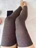 佰姿緣羊毛護膝護腿長(cháng)筒襪套女款防下滑過(guò)膝大腿襪2025新款加絨加厚保暖 升級加長(cháng)【1雙/羊毛加絨護膝襪】淺咖 均碼 【羊毛加絨護膝保暖防風(fēng)預防老寒腿】 曬單實(shí)拍圖