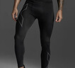 2XU Light Speed系列健身褲男 MCS梯度壓縮褲專(zhuān)業(yè)訓練高彈速干緊身褲 黑/黑反光 L 曬單實(shí)拍圖