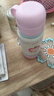 聚莜家女生可愛(ài)保溫杯兒童上學(xué)專(zhuān)用吸管杯316帶蓋可喝水高顏值泡茶杯子 粉色小貓600ml+蝴蝶結+茶隔 曬單實(shí)拍圖