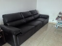芝華仕頭等艙黑爵士30125半青皮真皮電動(dòng)沙發(fā)床黑3.06M大戶(hù)型沙發(fā)客廳 曬單實(shí)拍圖