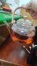 梵昇昱煮茶壺玻璃燒水壺圍爐器具加厚高硼硅可明火電陶爐加熱提梁泡茶壺 提梁壺-1000ml 曬單實(shí)拍圖