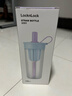 樂(lè )扣樂(lè )扣（LOCK&LOCK）簡(jiǎn)約吸管奶茶杯夏天塑料水杯戶(hù)外便攜提手水杯子720mL天藍色 曬單實(shí)拍圖