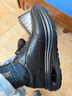暇步士（Hush Puppies）2025冬季新款氣墊鞋男 休閑時(shí)尚緩震運動(dòng)鞋增高通勤皮鞋 曜石黑 41 曬單實(shí)拍圖