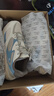 鴻星爾克憲章2.0男子休閑鞋秋季新款透氣老爹鞋軟彈運動(dòng)鞋舒適簡(jiǎn)約男鞋子 蛋奶灰/暖霧灰 42 曬單實(shí)拍圖