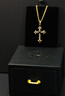 IRIS CROSS黃金吊墜 荊棘御守鑲鉆十字架守護護身符吊墜 IC黑金男生高端禮物 荊棘御守Plus版-約11.88克 曬單實(shí)拍圖