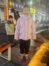巴拉巴拉童裝兒童羽絨服女童戶(hù)外防風(fēng)外套保暖2025新款冬裝連帽上衣服甜美 淡紫色70013-白鴨絨 140 (充絨量119g） 曬單實(shí)拍圖