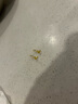 中國黃金（CHINA GOLD）黃金耳釘女士足金蝴蝶耳釘新年情人節禮物送女友老婆 足金蝴蝶耳釘約0.5g 曬單實(shí)拍圖