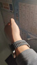Smorss適用華為手表fit4/fit3表帶25年新款硅膠華為watch fit3/4/4pro手表腕帶海洋紋男女運動(dòng)透氣表帶黑 曬單實(shí)拍圖