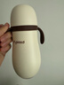 世喜嬰兒保溫杯幼兒小月齡316L不銹鋼吸管學(xué)飲杯外出保溫奶瓶學(xué)生套款 曬單實(shí)拍圖