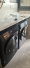西門(mén)子（SIEMENS）新品小幸熨iQ500超氧套裝 10公斤全自動(dòng)變頻滾筒彩屏觸控智投洗衣機蒸汽除皺 深層凈洗 熱泵烘干機 WG54K7D10W+WQ55K7U10W 曬單實(shí)拍圖