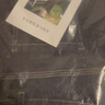韓都衣舍【不易掉色重工刺繡】窄版牛仔褲女2025年春秋款高腰顯瘦闊腿褲子 曬單實(shí)拍圖