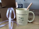 卡蔓派面包咖啡ins風(fēng)字母法式咖啡杯子ins高顏值耐高溫陶瓷馬克杯情侶款 【想吃面包嗎】 單獨杯子（送絲帶紙盒） 曬單實(shí)拍圖