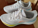 李寧吾躍丨減震跑步鞋男女鞋百搭透氣舒適休閑中考體測跳繩運動(dòng)鞋 【透氣賈卡】白(023)-1 【吾躍3.0男款】 42 曬單實(shí)拍圖
