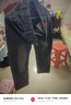 翊尚美牛仔褲女2025春秋新款復古高腰顯瘦闊腿褲子小個(gè)子寬松休閑直筒褲 曬單實(shí)拍圖