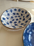 美濃燒 日本原裝進(jìn)口餐具 日式盤(pán)子家用創(chuàng  )意菜盤(pán)水果盤(pán) 8英寸餐盤(pán)套裝 藍繪盤(pán)5件套 8英寸 曬單實(shí)拍圖