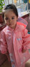 備美兒童雨衣女童男童女孩幼兒園專(zhuān)用2025新款寶寶雨鞋小學(xué)生小孩F022 粉色小萌兔 M 曬單實(shí)拍圖