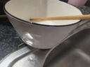 傳旗 陶瓷碗 4.5英寸10只 中式白瓷小碗家用米飯碗喝湯碗具 玄月 曬單實(shí)拍圖