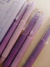 中性筆高顏值刷題筆ins風(fēng)ST頭黑筆0.5mm按動(dòng)中性筆漸變色小白筆學(xué)生順滑 藍莓奶酪 5支/盒裝 曬單實(shí)拍圖