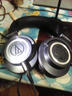 鐵三角（Audio-technica）ATH-M20X/M30X/M40X/M50X/M60X/M70X頭戴式專(zhuān)業(yè)耳機 全封閉監聽(tīng) 高解析力 高音質(zhì)錄音監聽(tīng)皮質(zhì)頭梁 M50X BK 黑色+耳機收納包 曬單實(shí)拍圖