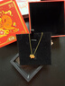 周六福靈馬黃金項鏈吊墜耳釘足金生肖馬計價(jià) 約3.46g 套鏈40+5cm 曬單實(shí)拍圖