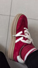 天美意彩虹蛋糕厚底增高紅色阿甘德訓鞋女秋新款網(wǎng)面透氣運動(dòng)板鞋 曬單實(shí)拍圖