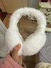 GOLOVEJOY高樂(lè )捷兒童耳罩冬季保暖小孩護耳朵防凍男女童毛絨耳捂子耳包米白 曬單實(shí)拍圖