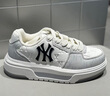 MLB官方運動(dòng)鞋女鞋子 新年禮物學(xué)長(cháng)鞋老花休閑鞋增高板鞋 3ASXM036N 紐約洋基隊/灰色 40.5 (255mm) 曬單實(shí)拍圖