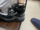 熱風(fēng)（Hotwind）男鞋冬季新款男士加絨高幫板鞋復古拼接休閑鞋增高鞋子 72黑灰 41 曬單實(shí)拍圖
