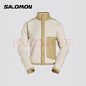 薩洛蒙（Salomon）女款 戶(hù)外運動(dòng)休閑柔軟舒適保暖抓絨外套 CHROMA FLEECE CARDIGAN 灰白色 C26226 M 165/88A 曬單實(shí)拍圖
