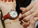 美度（MIDO）瑞士手表 花淅 月相款 復古紅 時(shí)尚優(yōu)雅 皮帶女表送女友新年禮物 曬單實(shí)拍圖