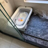 iuu嬰兒洗澡盆兒童浴盆大號寶寶可折疊可坐可躺新生兒童用品 【感溫款】雙層加厚浴盆+可調節浴架 材質(zhì)：食品級PP材質(zhì)，安全無(wú)異味 曬單實(shí)拍圖