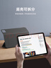 億色適用iPad Air7/6/5/4保護套2025/24殼11英寸新M3保護殼10.9蘋(píng)果平板電腦可拆分旋轉全包防摔支架黑 曬單實(shí)拍圖