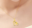 中國珠寶黃金獨角獸項鏈女款足金小馬吊墜新年結婚紀念生日禮物送女友老婆 曬單實(shí)拍圖