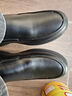 廚王廚師鞋廚房工作鞋勞保鞋耐磨防水防滑防油一腳蹬休閑皮鞋 廚王2號/厚底款（不易累腳） 42 曬單實(shí)拍圖