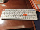 宏碁（acer）無(wú)線(xiàn)鍵盤(pán)鼠標套裝藍牙雙模臺式電腦筆記本用靜音辦公商務(wù)可充電長(cháng)續航機械手感適用于Mac平板手機 暖白-鍵鼠套裝【電量顯示屏+2.4G無(wú)線(xiàn)+藍牙】 曬單實(shí)拍圖