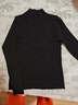 紅蜻蜓法式半高領(lǐng)內搭針織衫女裝春秋新款高級長(cháng)袖打底衫毛衣上 黑色 均碼 推薦體重80-120斤 曬單實(shí)拍圖