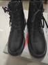 紅蜻蜓秋冬厚底增高馬丁靴戶(hù)外保暖棉鞋女靴加絨瘦瘦靴WTC43977黑色36 曬單實(shí)拍圖