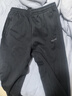 鴻星爾克運動(dòng)褲男秋冬季新款加絨休閑針織束口長(cháng)褲九分褲男士褲子衛褲男褲 正黑-1026-加絨針織 L 曬單實(shí)拍圖