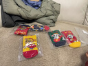 汪汪隊立大功（PAW PATROL）男童襪子兒童中筒襪過(guò)年小孩大紅襪寶寶新年圣誕襪PA1969 14-16 曬單實(shí)拍圖