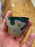 綠?哥窯手繪斗笠泡茶杯家用陶瓷主人杯單杯個(gè)人專(zhuān)用品茗杯子功夫茶盞 冰裂斗笠杯【單魚(yú)荷花】禮盒 曬單實(shí)拍圖