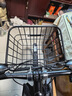 好利特山地自行車(chē)專(zhuān)用前車(chē)筐單車(chē)前置款車(chē)頭框載寵物狗籃子前掛籃書(shū)包架 加粗鐵車(chē)筐+鐵掛鉤+鋁卡箍+支架 曬單實(shí)拍圖