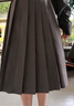 小野和子百褶半身裙女中長(cháng)款秋冬高腰A字學(xué)院風(fēng)灰色西裝新款TK 曬單實(shí)拍圖