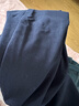 雪茜曼丹寧藍加絨牛仔褲女冬季加絨抗皺窄版直筒褲高腰闊腿褲 曬單實(shí)拍圖