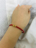 七寶緣瓊枝天然沙丁級珊瑚圓珠手鏈S925銀飾珊瑚手串正品收藏級高端禮品 曬單實(shí)拍圖