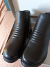 紅蜻蜓秋冬老人棉鞋厚絨保暖皮鞋短靴中老年防滑女靴WTC43709黑色40 曬單實(shí)拍圖
