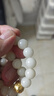 世福星精品高密白玉菩提散珠原籽打磨珠子男女手串手鏈DIY文玩配飾念珠 白玉菩提12MM*17顆 曬單實(shí)拍圖