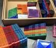 彌鹿（MiDeer）兒童彩窗磁力片積木生日六一兒童節禮物棒磁鐵磁吸益智玩具禮盒 100片鉆面彩窗-含小車(chē)*2+收納袋 曬單實(shí)拍圖