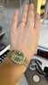 勞力士（ROLEX）【二手99新】勞力士日志型系列女表68273表徑31mm自動(dòng)機械18K黃金后鑲鉆石后改裝盤(pán)二手腕表七夕禮物 拆單31mm祖母綠鑲鉆68273 曬單實(shí)拍圖