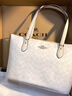 蔻馳（COACH）【品牌直供】女士FIONA24手提單肩托特包CBT18新年禮物 曬單實(shí)拍圖