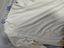 名創(chuàng  )優(yōu)品（MINISO）打底衫男冬季高級感內襯磨毛質(zhì)感半高領(lǐng)加絨長(cháng)袖t恤 白色 XL  曬單實(shí)拍圖